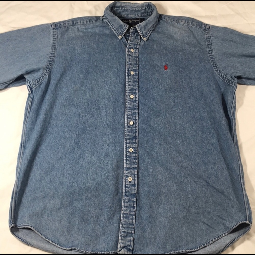 Ralph Lauren Button Up Denim Shirt